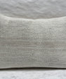 Turkish Hemp Pillow Cushion Natural Cream Gray Pillow Cushion Cover 16" x 24" #30243