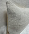 Turkish Hemp Pillow Cushion Natural Cream Gray Pillow Cushion Cover 16" x 24" #30243
