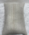 Turkish Hemp Pillow Cushion Natural Cream Gray Pillow Cushion Cover 16" x 24" #30243