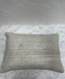 Turkish Hemp Pillow Cushion Natural Cream Pillow Cushion Cover 16" x 24" #30244