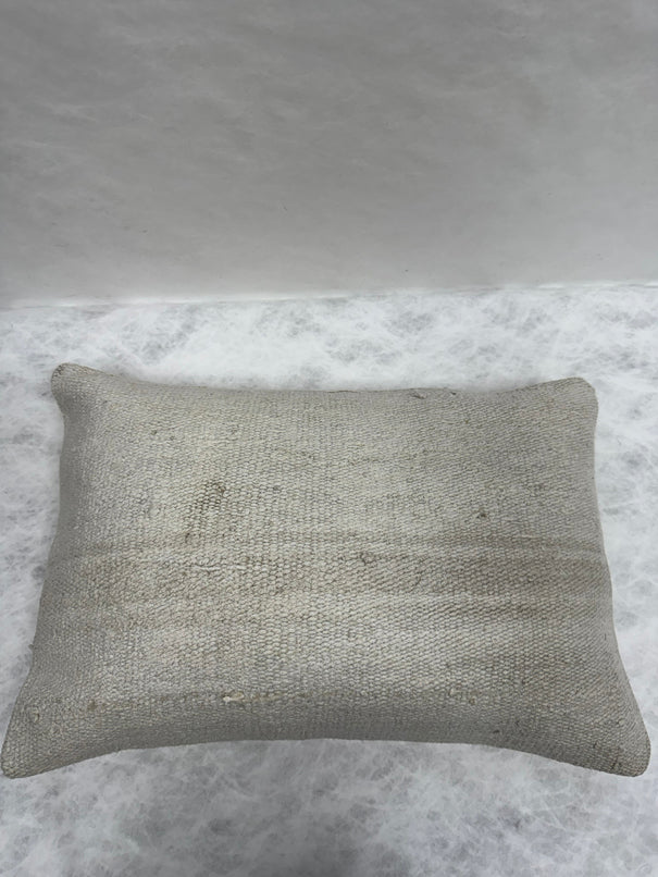 Turkish Hemp Pillow Cushion Natural Cream Pillow Cushion Cover 16" x 24" #30244