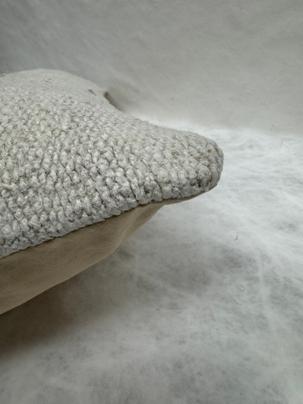 Turkish Hemp Pillow Cushion Natural Cream Pillow Cushion Cover 16" x 24" #30244