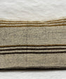 Turkish Hemp Pillow Cushion Natural Beige Brown Black Pillow Cushion Cover 16" x 24" #30245