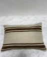 Turkish Hemp Pillow Cushion Natural Beige Brown Pillow Cushion Cover 16" x 24" #30237