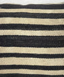 Turkish Hemp Pillow Cushion Natural Beige Black Pillow Cushion Cover 16" x 24" #30266