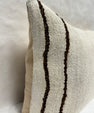Turkish Hemp Pillow Cushion Natural Beige Brown Gray Pillow Cushion Cover 16" x 24" #30248