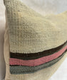 Turkish Hemp Pillow Cushion Natural Beige Black Pink Green Pillow Cushion Cover 16" x 24" #30238