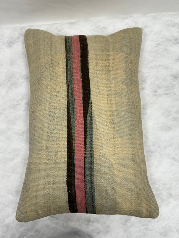 Turkish Hemp Pillow Cushion Natural Beige Black Pink Green Pillow Cushion Cover 16" x 24" #30238