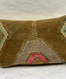 Turkish Hemp Pillow Cushion Natural Brown Gray Pink Pillow Cushion Cover 16" x 24" #30255