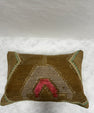 Turkish Hemp Pillow Cushion Natural Brown Gray Pink Pillow Cushion Cover 16" x 24" #30255