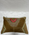 Turkish Hemp Pillow Cushion Natural Brown Gray Pink Pillow Cushion Cover 16" x 24" #30255