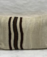 Turkish Hemp Pillow Cushion Natural Beige Brown Black Pillow Cushion Cover 16" x 24" #30257