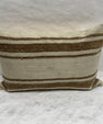 Turkish Hemp Pillow Cushion Natural Beige Brown Pillow Cushion Cover 16" x 24" #30258
