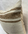 Turkish Hemp Pillow Cushion Natural Beige Brown Pillow Cushion Cover 16" x 24" #30258