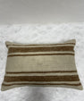 Turkish Hemp Pillow Cushion Natural Beige Brown Pillow Cushion Cover 16" x 24" #30258
