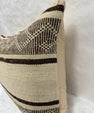 Turkish Hemp Pillow Cushion Natural Beige Brown Pillow Cushion Cover 16" x 24" #30184
