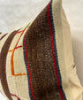 Turkish Hemp Pillow Cushion Natural Beige Brown Red Green Pillow Cushion Cover 16" x 24" #30183
