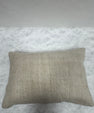Turkish Hemp Pillow Cushion Natural Cream Pillow Cushion Cover 16" x 24" #30254
