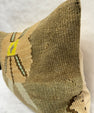 Turkish Hemp Pillow Cushion Natural Brown Blue Yellow Pillow Cushion Cover 16" x 24" #30182
