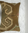 Turkish Hemp Pillow Cushion Natural Brown Beige Pink Pillow Cushion Cover 16" x 24" #30133
