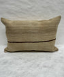 Turkish Hemp Pillow Cushion Natural Beige Brown Pillow Cushion Cover 16" x 24" #30177