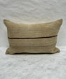 Turkish Hemp Pillow Cushion Natural Beige Brown Pillow Cushion Cover 16" x 24" #30177