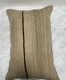 Turkish Hemp Pillow Cushion Natural Beige Brown Pillow Cushion Cover 16" x 24" #30177