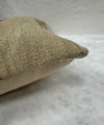 Turkish Hemp Pillow Cushion Natural Beige Brown Pillow Cushion Cover 16" x 24" #30177