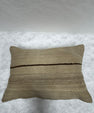 Turkish Hemp Pillow Cushion Natural Beige Brown Pillow Cushion Cover 16" x 24" #30177