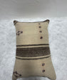 Turkish Hemp Pillow Cushion Natural Beige Brown Pillow Cushion Cover 16" x 24" #30251