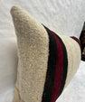 Turkish Hemp Pillow Cushion Natural Beige Red Black Pillow Cushion Cover 16" x 24" #30198
