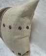 Turkish Hemp Pillow Cushion Natural Beige Brown Pillow Cushion Cover 16" x 24" #30252