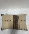 Turkish Hemp Pillow Cushion Natural Beige Brown Pillow Cushion Cover 16" x 24" #30252