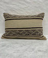 Turkish Hemp Pillow Cushion Natural Beige Brown Pillow Cushion Cover 16" x 24" #30253