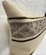 Turkish Hemp Pillow Cushion Natural Beige Brown Pillow Cushion Cover 16" x 24" #30253