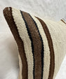 Turkish Hemp Pillow Cushion Natural Brown Black Beige Pillow Cushion Cover 16" x 24" #30264