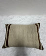 Turkish Hemp Pillow Cushion Natural Brown Black Beige Pillow Cushion Cover 16" x 24" #30264