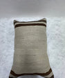 Turkish Hemp Pillow Cushion Natural Brown Black Beige Pillow Cushion Cover 16" x 24" #30264