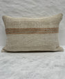 Turkish Hemp Pillow Cushion Natural Brown Beige Pillow Cushion Cover 16" x 24" #30263