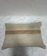 Turkish Hemp Pillow Cushion Natural Brown Beige Pillow Cushion Cover 16" x 24" #30263