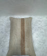 Turkish Hemp Pillow Cushion Natural Brown Beige Pillow Cushion Cover 16" x 24" #30263