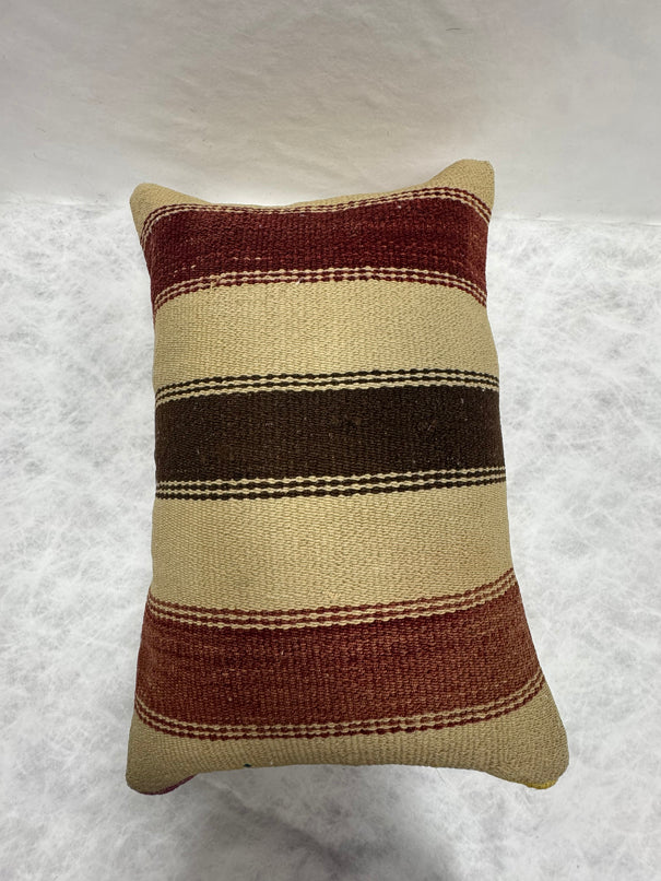 Turkish Hemp Pillow Cushion Natural Brown Black Beige Pillow Cushion Cover 16" x 24" #30262