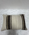 Turkish Hemp Pillow Cushion Natural Cream Black Brown Pillow Cushion Cover 16" x 24" #30260