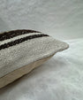 Turkish Hemp Pillow Cushion Natural Cream Black Brown Pillow Cushion Cover 16" x 24" #30260