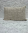 Turkish Hemp Pillow Cushion Natural Cream Pillow Cushion Cover 16" x 24" #30259