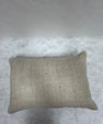 Turkish Hemp Pillow Cushion Natural Cream Pillow Cushion Cover 16" x 24" #30259