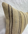 Turkish Hemp Pillow Cushion Natural Beige Brown Pillow Cushion Cover 16" x 24" #30190