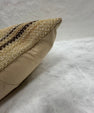 Turkish Hemp Pillow Cushion Natural Beige Brown Pillow Cushion Cover 16" x 24" #30190