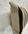 Turkish Hemp Pillow Cushion Natural Beige Brown Black Pillow Cushion Cover 16" x 24" #30189