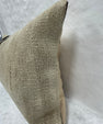 Turkish Hemp Pillow Cushion Natural Beige Black Pillow Cushion Cover 16" x 24" #30186